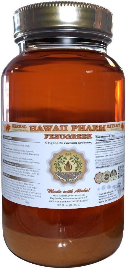 Fenugreek (Trigonella foenum-graecum) Liquid Extract 32 oz