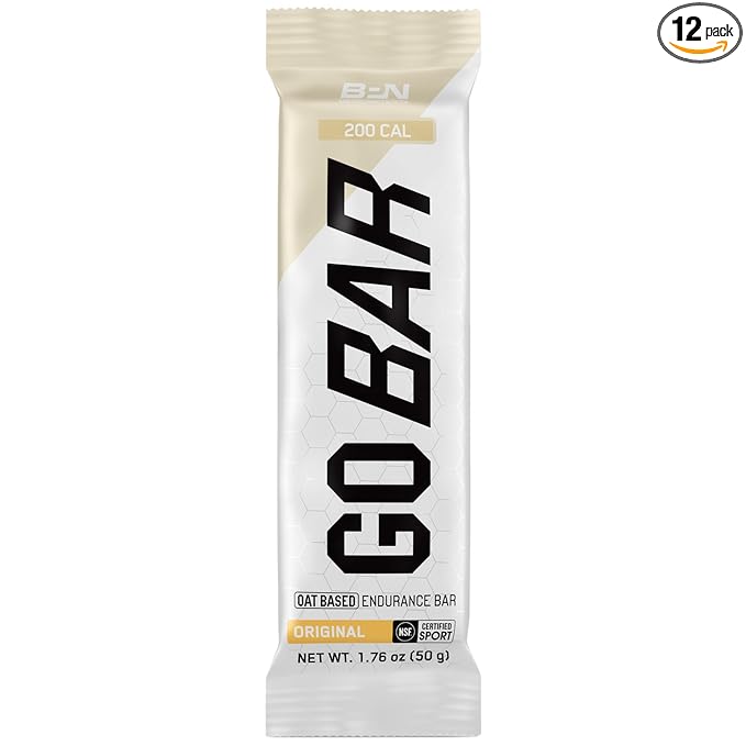 Bare Performance Nutrition BPN Go Bar, Oat Based Endurance Training Bar 36g of Carbohydrates and 200 Calories Per Bar, 12 Bars Per Box, Original Oat