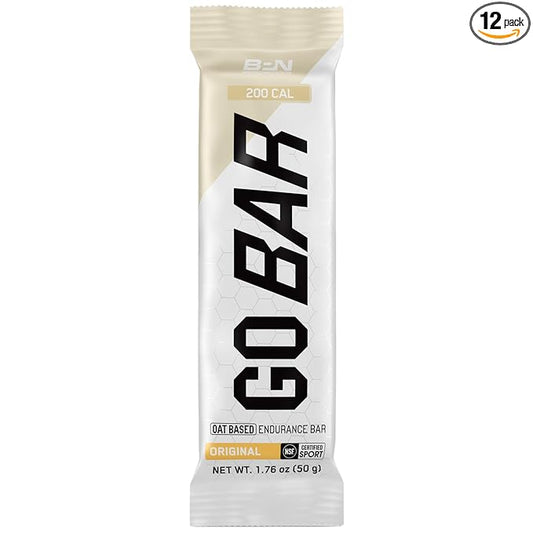 Bare Performance Nutrition BPN Go Bar, Oat Based Endurance Training Bar 36g of Carbohydrates and 200 Calories Per Bar, 12 Bars Per Box, Original Oat