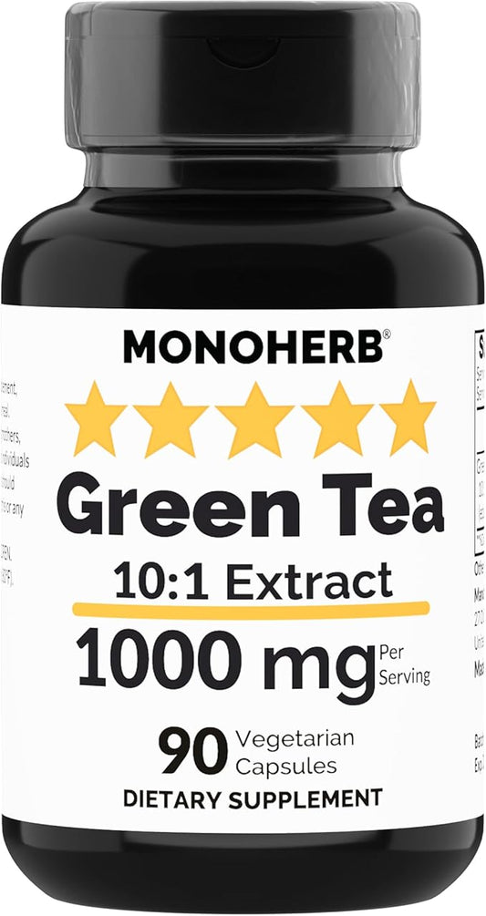 Green Tea Extract 1000 mg - 90 Vegetarian Capsules
