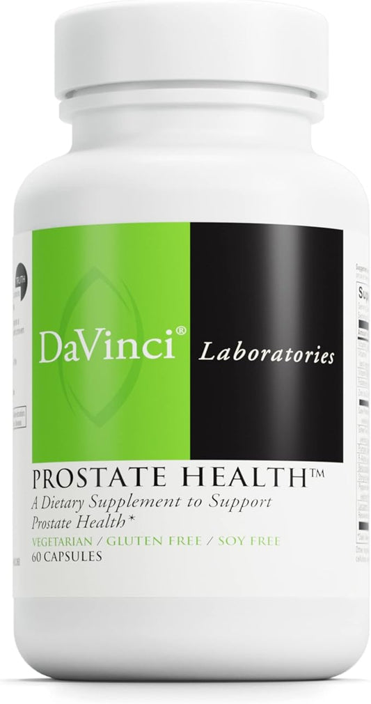 DAVINCI Labs Prostate Health - Helps to Support Prostate, Urinary & Men's Health with Saw Palmetto, Zinc, Green Tea Extract & More* - 60 Vegetarian Capsules (30 Servings)