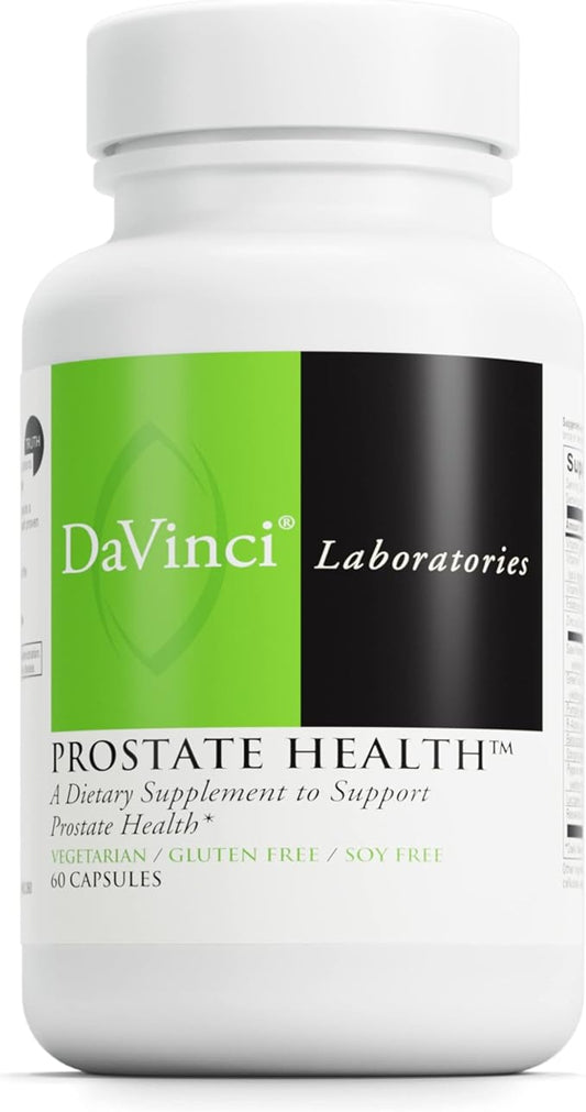 DAVINCI Labs Prostate Health - Helps to Support Prostate, Urinary & Men's Health with Saw Palmetto, Zinc, Green Tea Extract & More* - 60 Vegetarian Capsules (30 Servings)