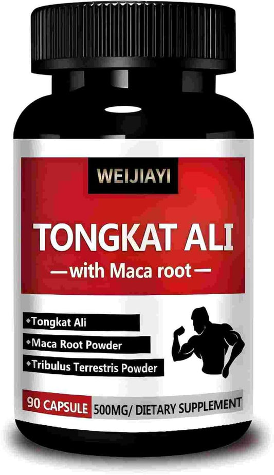 Weijia Yitong Ge Ali 500mg 90 Capsules - Tribulus terrestris and biotin, Vegetarian Capsules, Gluten Free, Potent Extract