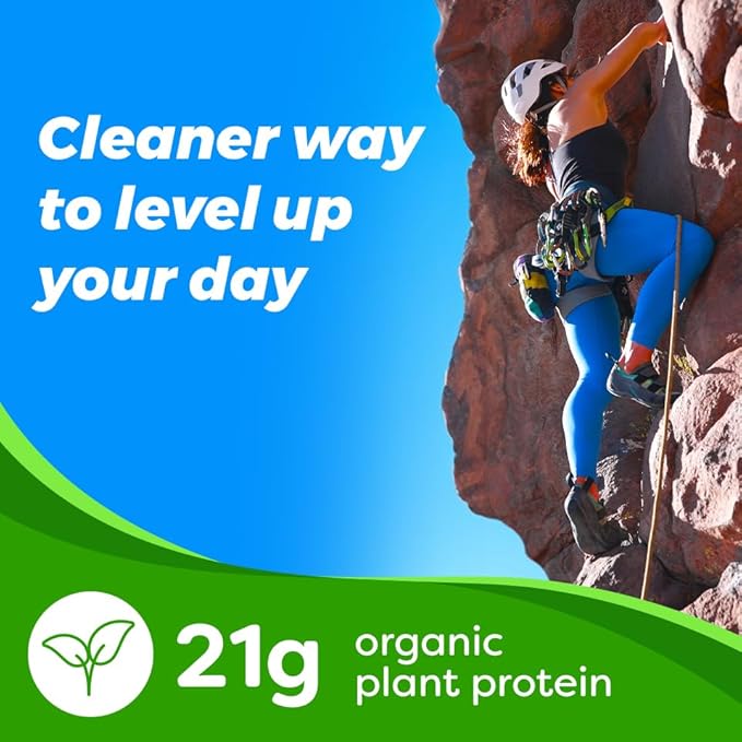 Orgain Organic Vegan Protein + 50 Superfoods Powder, Vanilla Bean - 21g Plant Based Protein, 8g Prebiotic Fiber, No Lactose Ingredients, Gluten Free, No Added Sugar, 1.12 lb (Packaging May Vary)