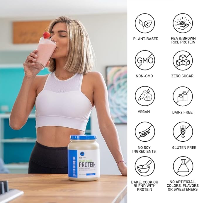Isopure Plant-Based Protein Powder, Lactose Free, Gluten Free, With Iron, Unflavored, 20g Plant Protein Per Serving, 1.15 Lbs, 20 Servings