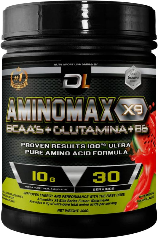 Ultra-Pure Amino Acids | 8.7g per Serving of BCAAs | Leucine, Isoleucine, Valine, Glutamine & Vitamin B6 for Muscle Recovery, Metabolism & Immune Support | Ideal for Sports & Well-Being | 30 Servings