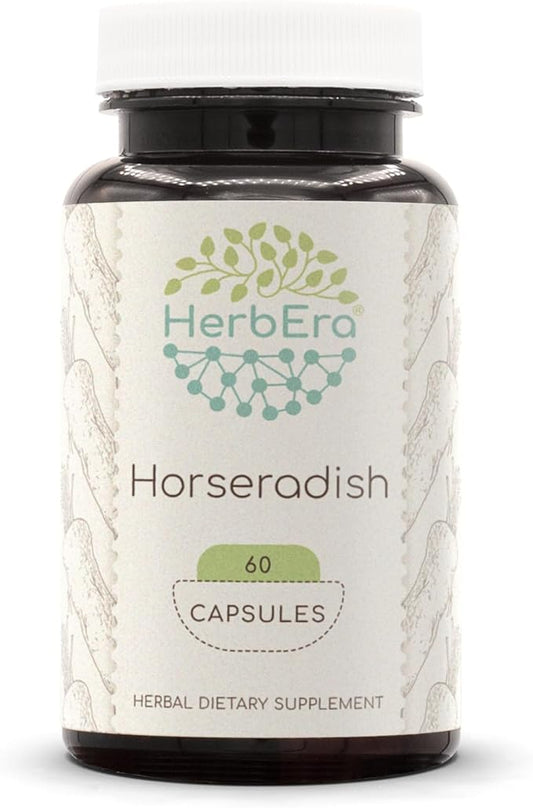 Horseradish 60 Capsules, 500 mg, Horseradish (Armoracia rusticana) Dried Root (60 Capsules)