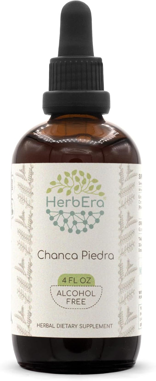 Chanca Piedra B120 Alcohol-Free Herbal Extract Tincture, Concentrated Liquid Drops Natural Chanca Piedra (Phyllanthus niruri) Dried Herb (4 fl oz)