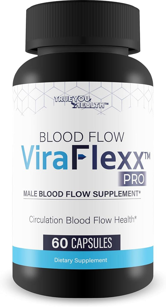 Blood Flow Vira Flexx Pro - Our Best Blood Circulation Supplements - Best Blood Flow Mens Blood Flow Care - Mens Blood Flow Supplement - Blood Circulation Pills for Better Blood Flow Boost Blood Flow