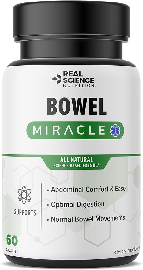 Offers Bowel Miracle: Natural Solution for Gut Health, Abdominal Discomfort, Lower Bowel Formula, Aiding IBS and Chronic Bloating