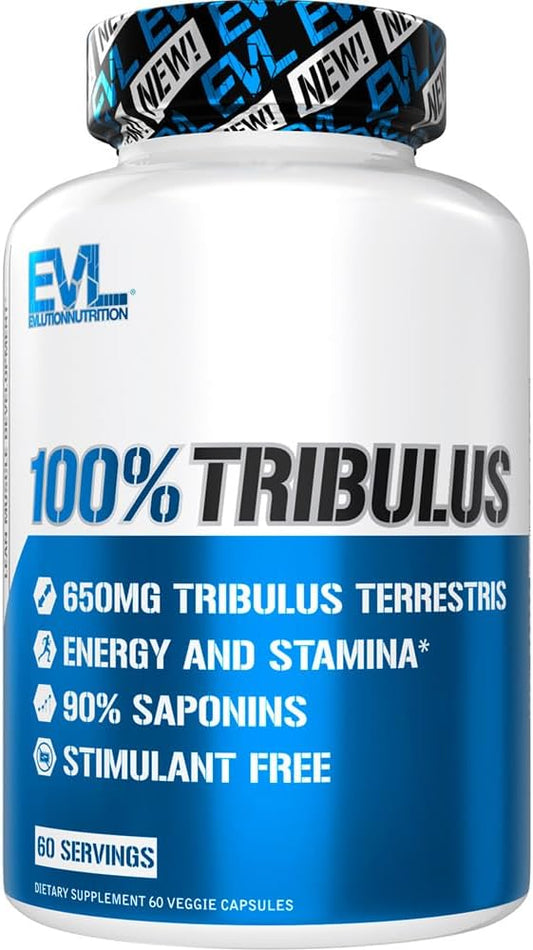 Invigorating Pure Tribulus Terrestris for Men - Performance Maximizing Testosterone Booster Tribulus Terrestris Supplement with 90% Saponins - Plant Based Stamina Strength and Energy Pills for Men
