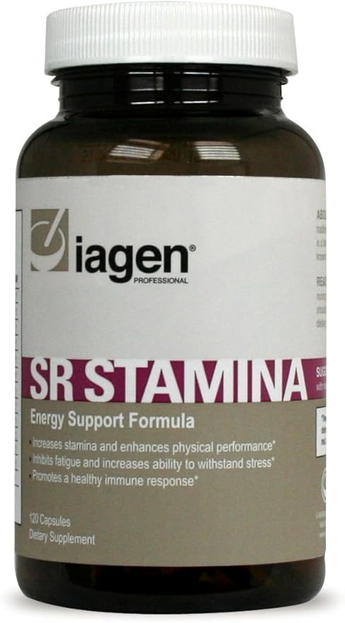 SR Stamina Natural Stress Support Supplement - Maca Root Powder with Ashwagandha for Enhanced Energy, Stamina, Athletic Performance, and Memory - 120 Veg Capsules - USA Made