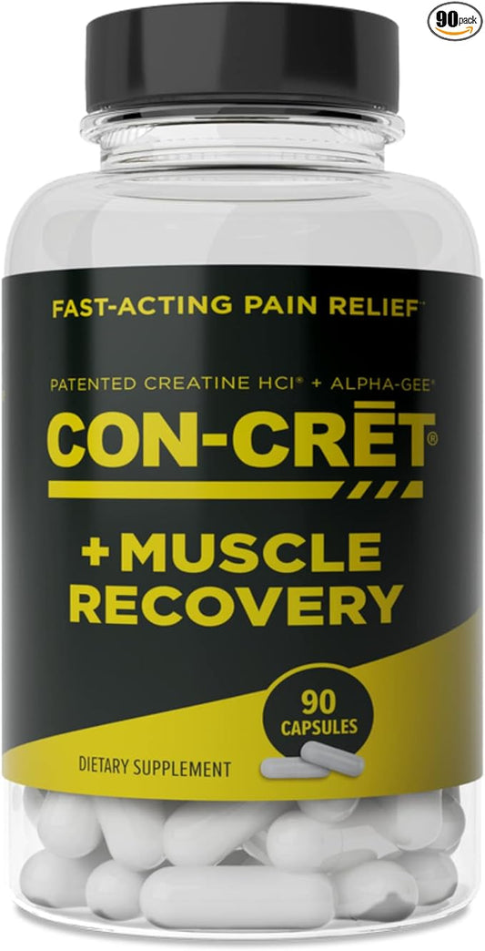 ProMera Sports Muscle Recovery, Concentrated Creatine and Alpha-GEE®, Supports Muscle Recovery, Reduces Soreness, Restores Muscle Health, 90 Capsules