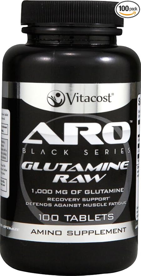 Black Series Glutamine RAW - 1000 mg - 100 Tablets