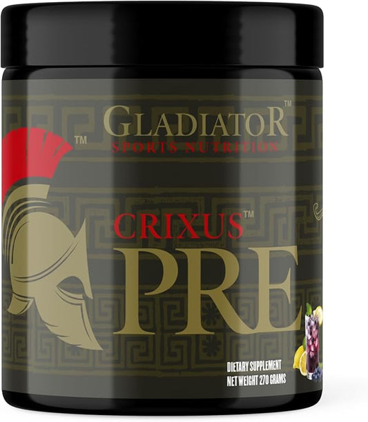 Crixus PRE Pre-Workout Powder | Energy – Strength – Focus – Pumps & Endurance | Great Taste for Men & Women | 30 Servings (30 Servings, Blueberry Lemonade)