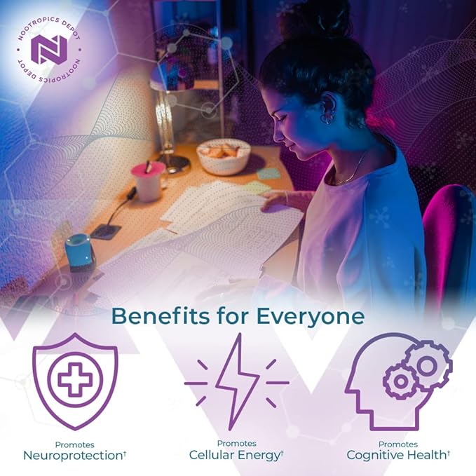 Nootropics Depot Nicotinamide Riboside Capsules | 300mg | NAD+ Precursor | 30 Count | Promotes NAD+ Levels | Cellular Energy