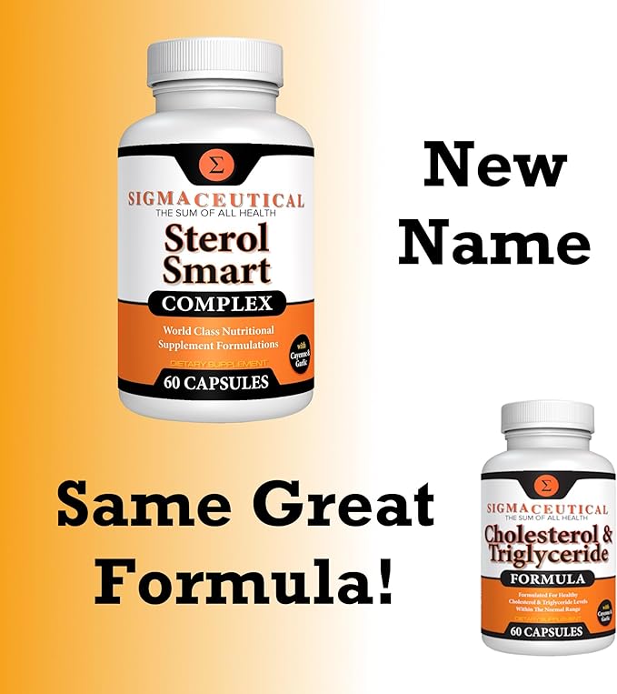Niacin Supplement – Beta Sitosterol Supplement – Policosanol Supplement – Plant Sterols - Garlic Supplement – Cayenne Supplement – 60 Capsules