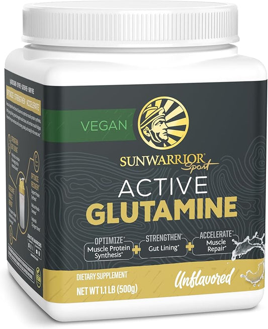 Glutamine Muscle Recovery & Gut Health Support Reduce Soreness, L-Glutamine Powder Amino Acids Supplement Boost Protein Synthesis & Accelerates Recovery for Post-Workout 100 Servings Unflavored Powder