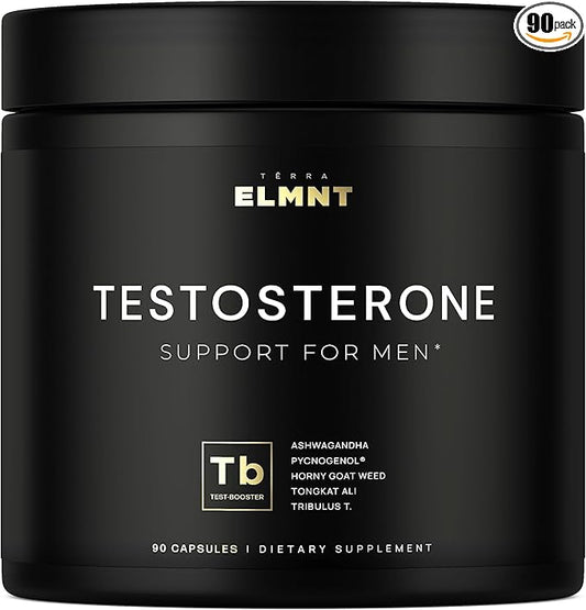 21,800mg Testosterone Booster for Men 8X Strength w. Ashwagandha, Tongkat Ali, Pycnogenol, Tribulus - Total T Testosterone Supplement for Men Male Enhancing Libido Test Booster + Muscle Builder Pills