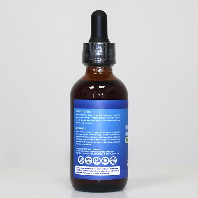 Maca Root Ashwagandha Liquid Drops - Maca and Ashwagandha Supplements with Goji Berry,Ginger Extract,L-Arginine and Magnesium Enhanced Energy 4 fl oz 2 Pack