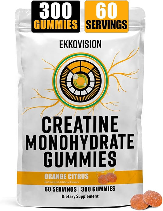 Creatine Gummies 60 Serving Orange Citrus
