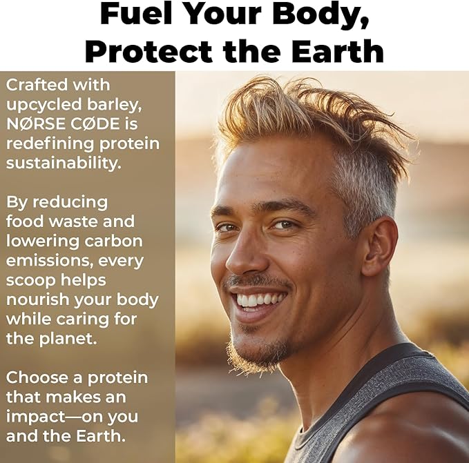 Vanilla Plant-Based Protein Powder – 20g Protein, Vegan, Keto, Dairy-Free, Zero Sugar, Fiber, Upcycled Barley, Rice & Pea Protein – 1.33 lbs [14 Servings]