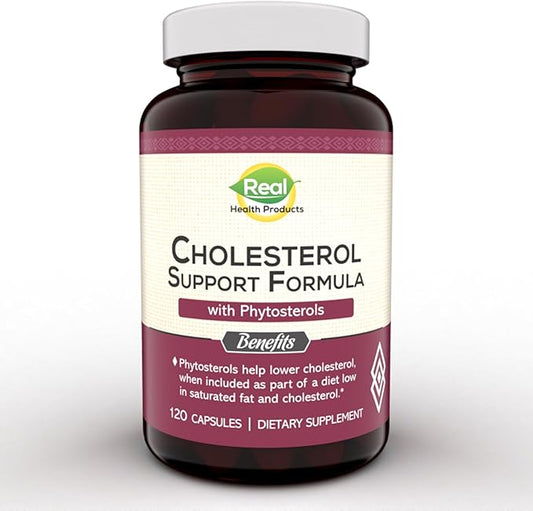 Cholesterol Supplement - Natural Cholesterol Complex & Heart Health Formula with Policosanol & Antioxidants - Improve Circulation & Energy - Quality, Natural Ingredients - 120 Capsules