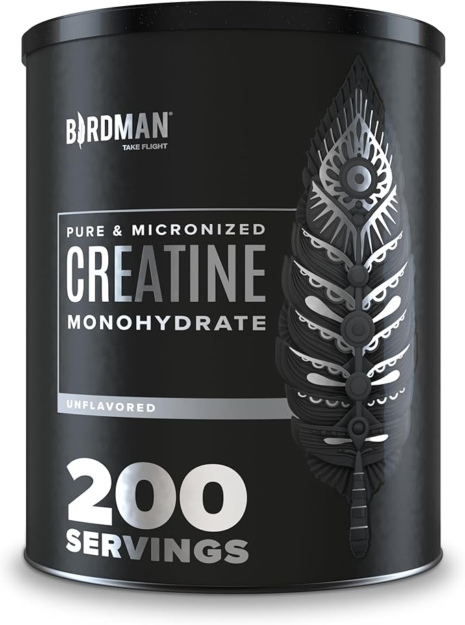 Micronized Creatine Monohydrate Powder, Muscle Recovery, Caffeine Free, Creatine Pre Workout, Vegan, Post Workout, Gluten Free, Sugar Free | 200 Servings (5 Grams Each) | 2.2lb.