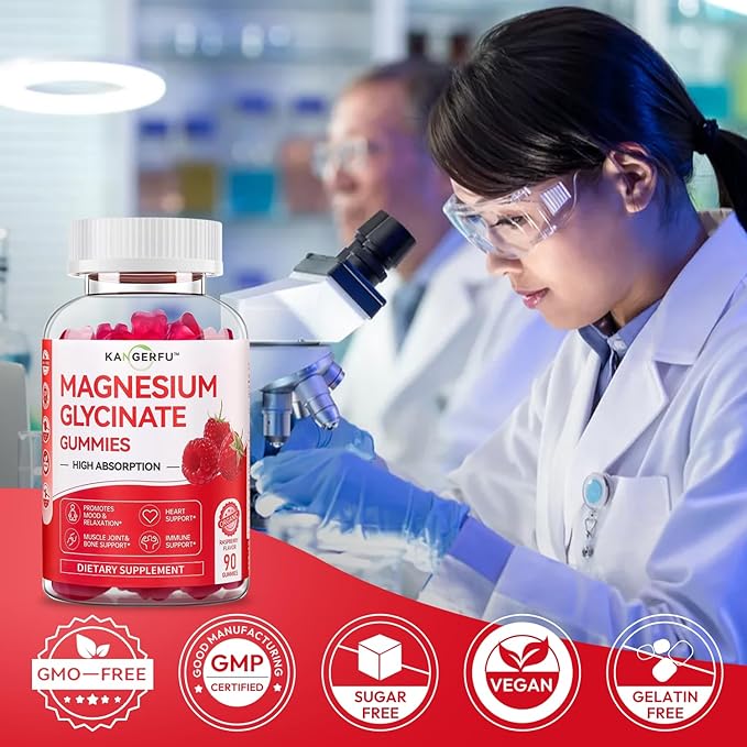 Magnesium Glycinate Gummies with MSM & Elderberry Extra Strength, Joint Support Supplement, Flexibility &Joint Health Supplement for Women Men, 60Ct