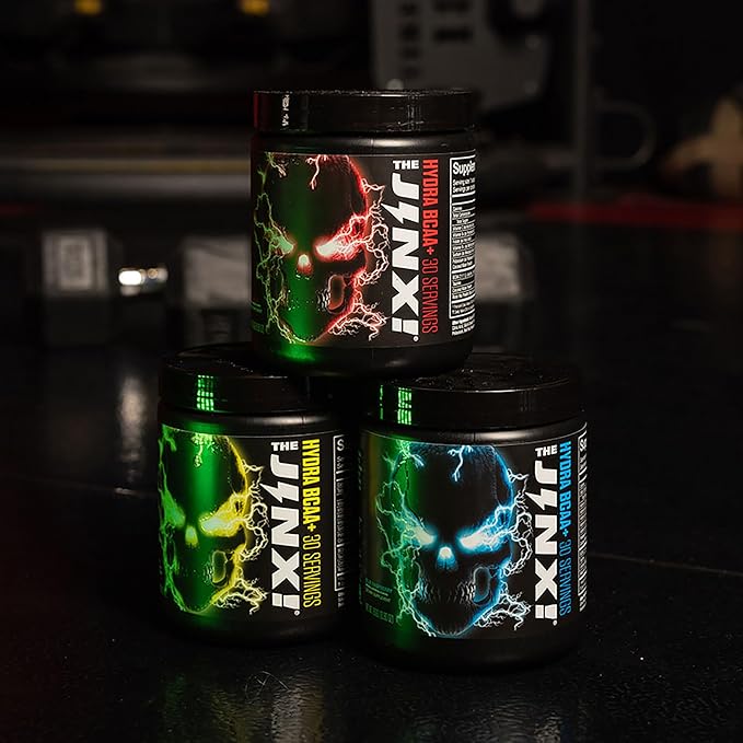 JNX SPORTS The Jinx! Hydra BCAA+ Post Workout Recovery Drink - Hydration with Electrolytes for Men & Women - 30 Serving, Lemon Lime