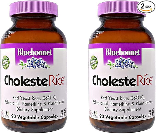 Bluebonnet Nutrition, CholesteRice, 90 Veggie Caps - 2pc