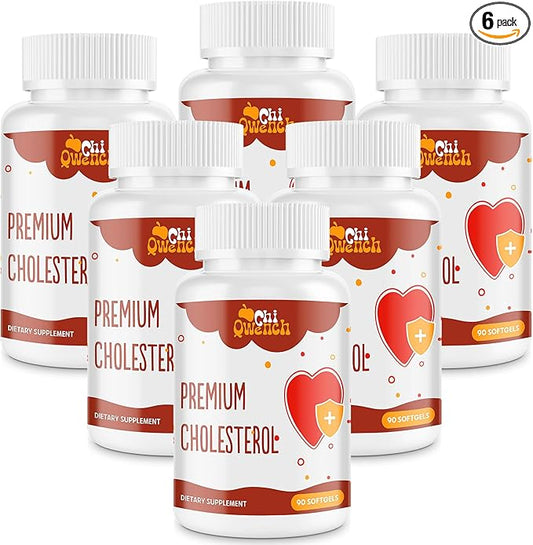 Cholesterol Supplements with Plant Sterols, Niacin, Red Yeast Rice, Citrus Bergamot, Garlic, Cholesterol Supplement Support Normal Cholesterol Levels, 540 Softgels