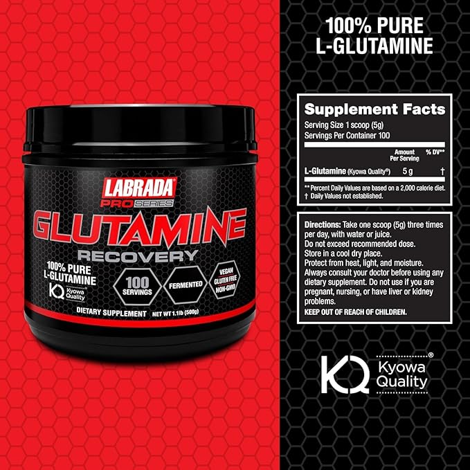 Labrada Pro Series Glutamine Recovery 100 Servings 500 Grams