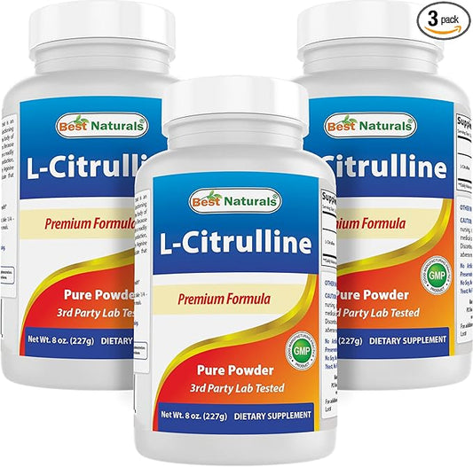 Best Naturals L-Citrulline Powder 8 OZ (8 OZ (Pack of 3))
