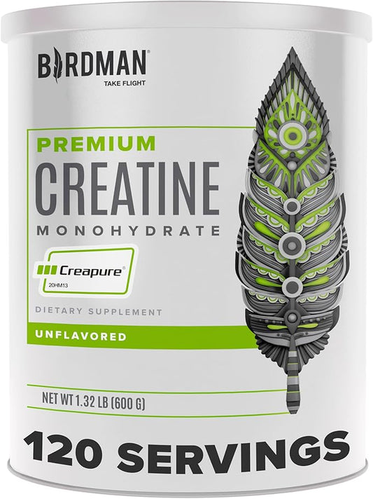 High-Purity Creatine Monohydrate Unflavored Powder, Pre-Workout, High Performance | 600g