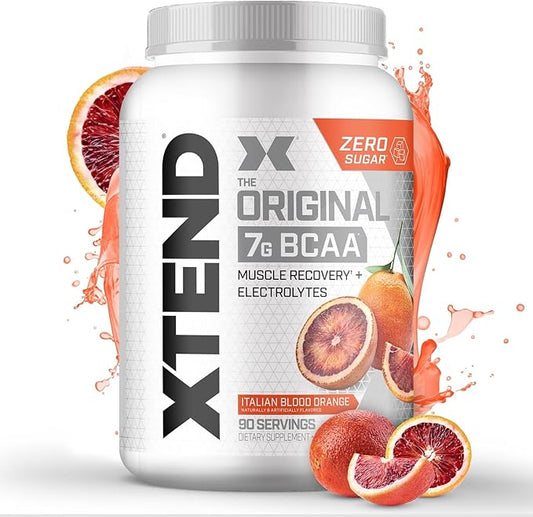 Original BCAA Powder 7g BCAA and 2.5g L-Glutamine, Sugar Free Post Workout Muscle Recovery Drink with Amino Acids for Men & Women, 90 Servings
