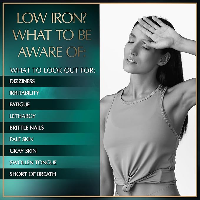 Vegan Iron Supplement for Women with Folic Acid - 35 mg Blood Builder Ferrous Sulfate, Folic Acid 400 mcg - Iron Pills for Women with Anemia & Pregnancy Support - 120 Gluten-Free Tablets - 2Pack