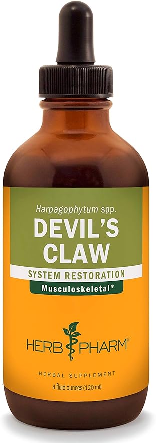 Herb Pharm Devil's Claw Liquid Extract for Musculoskeletal System Support - 4 Ounce