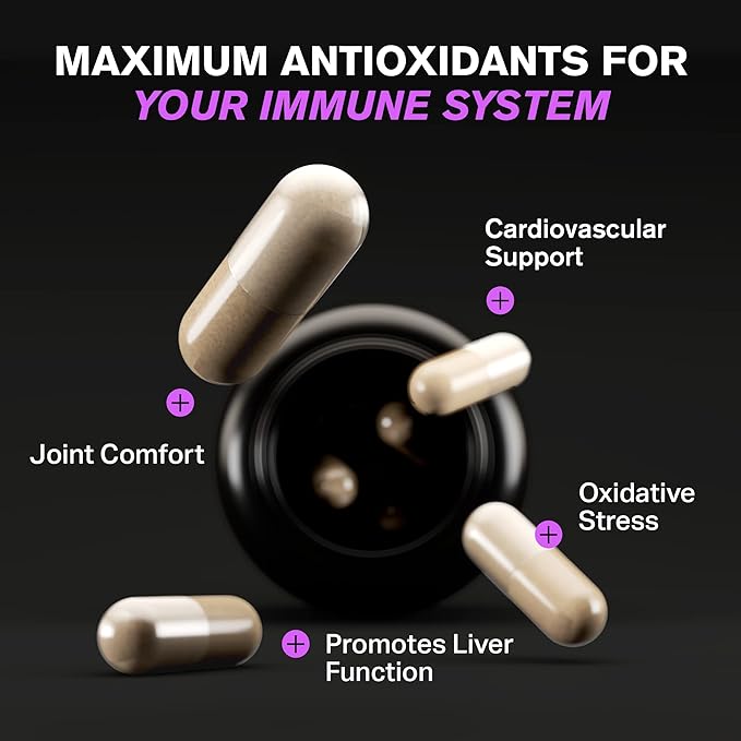 1000mg Glutathione for Immune Support - 100mg Absorption Complex - Reduced Liposomal Glutathione Supplement with Alpha Lipoic Acid - Brain Booster, Glowing Skin, Liver Support, 120 Vegetarian Capsules