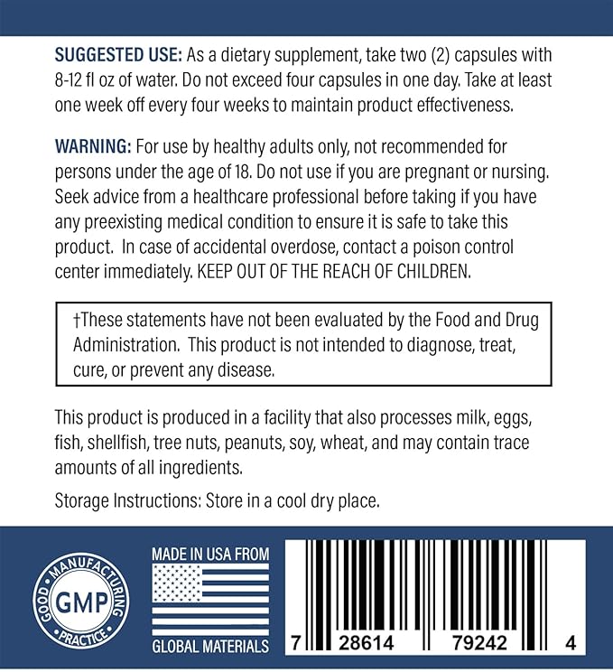 Vitality – Testosterone Support Formula | Fenugreek (500 mg), Fadogia Agrestis (300 mg), Shilajit, Tongkat Ali, Ginger, Ashwagandha | 60 Capsules, 30 Servings | Made in The USA