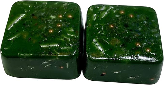 Green Chromium Oxide 2 Mini Cube Tower Busters Crystal Orgone (Green Chromium Oxide)