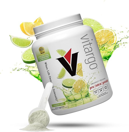 Vitargo Carbohydrate Powder | Feed Muscle Glycogen 2X Faster | 4.4 LB Lemon & Lime Pre Workout & Post Workout Recovery Powder | Carb Supplement for Recovery, Endurance, Gain Muscle Mass