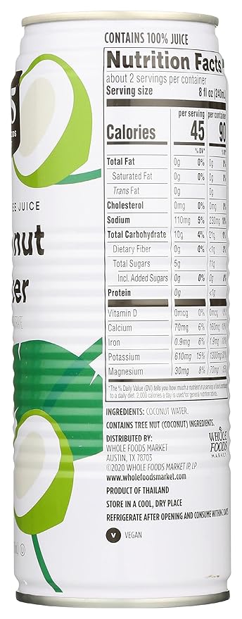 365 by Whole Foods Market, Coconut Water, 17.6 Fl Oz