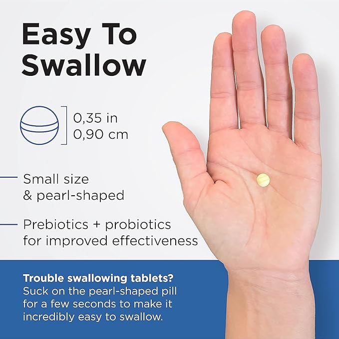 Earth's Pearl Probiotics for Women & Men & Kids - Pearl-Shaped Probiotic & Prebiotics with BIO-Tract®, 4 Billion CFU, Gut Health Support (60-Day Supply)