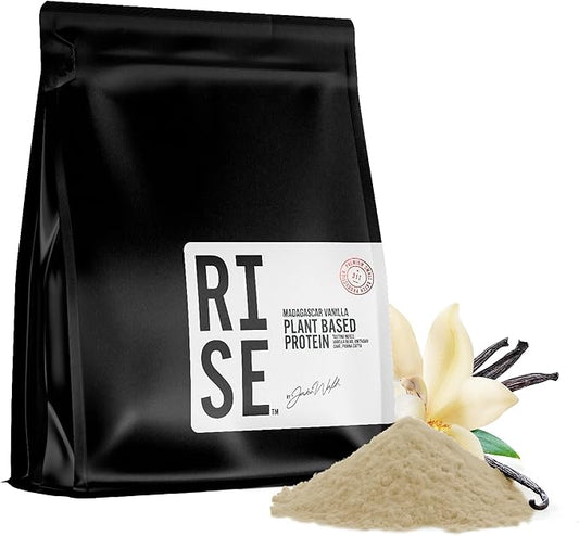 Vanilla Plant-Based Protein Powder for Women & Men, Easy to Digest 30g of Delicious Madagascar Vanilla Bean Powder, Supports Overall Well-Being, Small Batch, 15 Servings