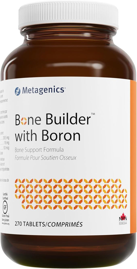 Metagenics Bone Builder with Boron - Bone Strength Supplement* - Comprehensive Mineral Support* - with Boron, Calcium & Phosphorus - Non-GMO - Gluten-Free - 270 Tablets