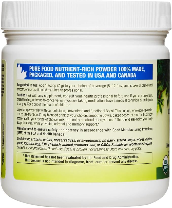 Whole Earth & Sea from Natural Factors, Energize Adrenal Boost with Maca Root, Ashwagandha & More 6.2 oz Powder