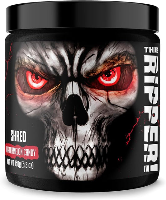 JNX SPORTS The Ripper! Shredding Thermogenic Fat Burner - Watermelon Candy 30 Servings | Advanced Fast Acting Thermogenic Pre-Workout, Appetite Suppressant for Men & Women