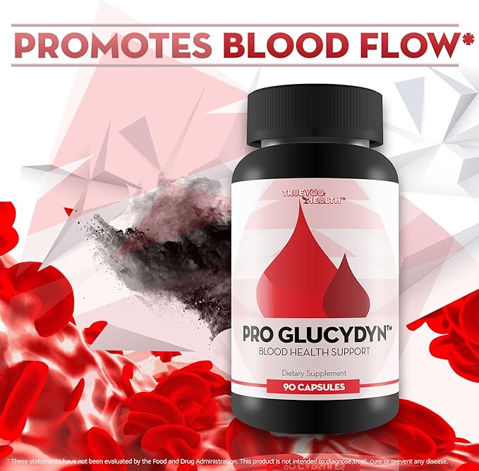 Pro Glucydyn - Blood S Health Support Supplement - Garlic, Turmeric, Berberine, Green Tea + Vitamins, Minerals & Herbs - Promote Balanced Blood Health & Circulation - Help Improve Blood Flow Naturally