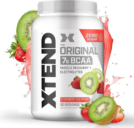 Original BCAA Powder 7g BCAA and 2.5g L-Glutamine, Sugar Free Post Workout Muscle Recovery Drink with Amino Acids for Men & Women, 90 Servings
